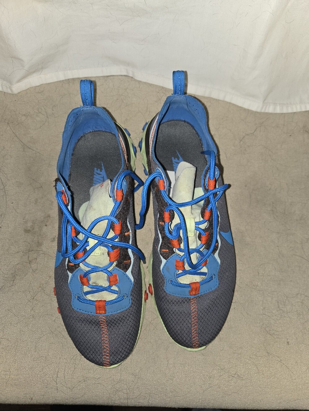 Nike Athletic Shoes in Black, Blue and Orange